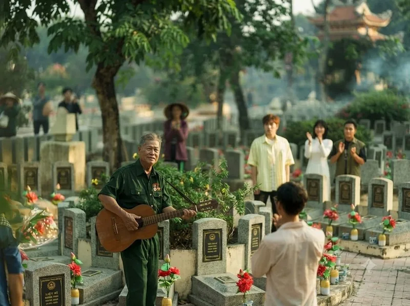 Nghỉ Hè Sợ Nghỉ Hưu kết hợp hình ảnh làng quê và yếu tố tâm linh